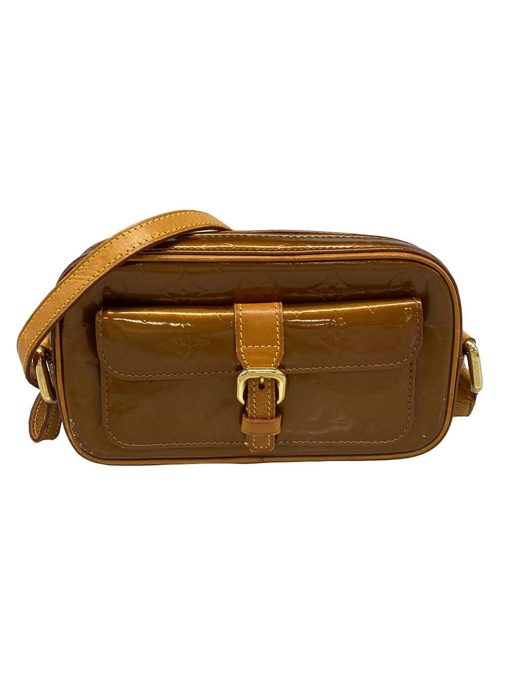 Louis Vuitton Christie Mm Bronze Vernis #346051L61B